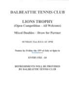 Lions trophy